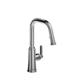 Trattoria Kitchen Faucet With Spray - Silent Braided Nylon Hose