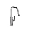 Trattoria Kitchen Faucet With Spray - Silent Braided Nylon Hose