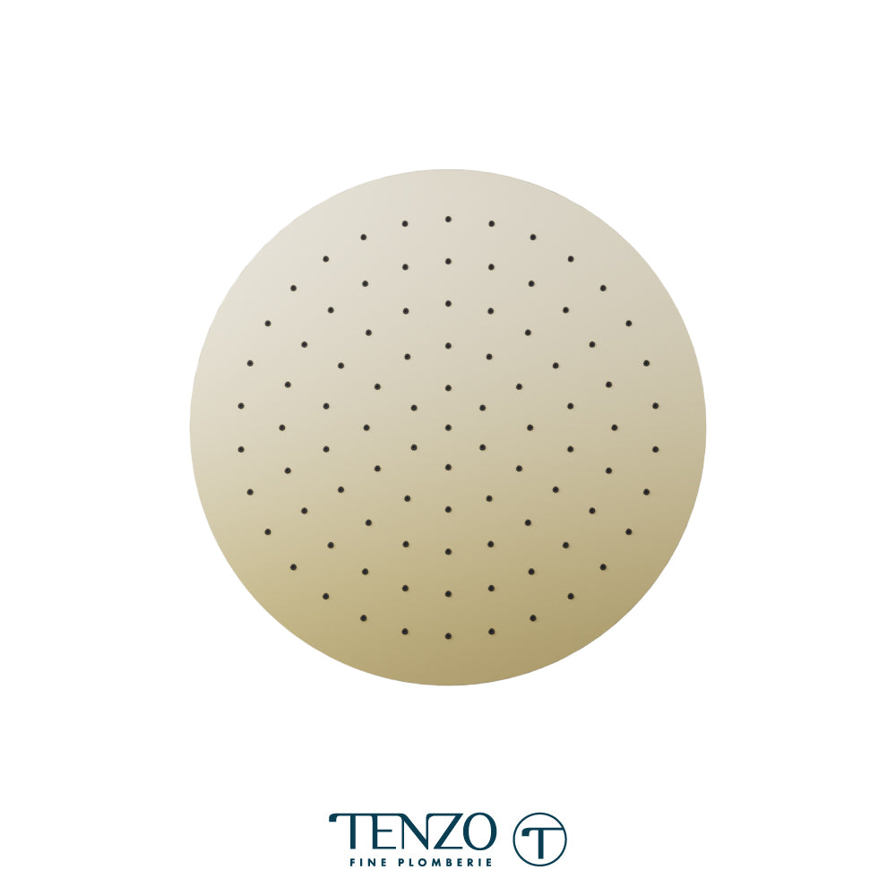 Ceiling shower head round 30x30cm [12po] brushed nickel