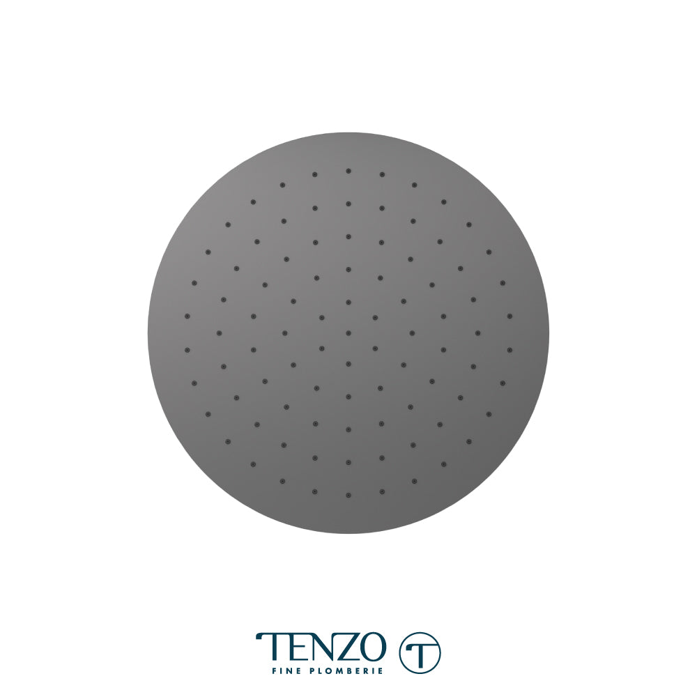 Ceiling shower head round 30x30cm [12po] brushed nickel