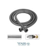 Stretchable hand shwr hose 150-225cm [59-88in] shwr hose