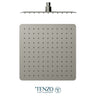 Shwr head square with round corners30x30cm [12"] stainless steel 2mm
