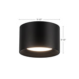 Kuzco Vibe Uma 5-in Semi-Flush Mount