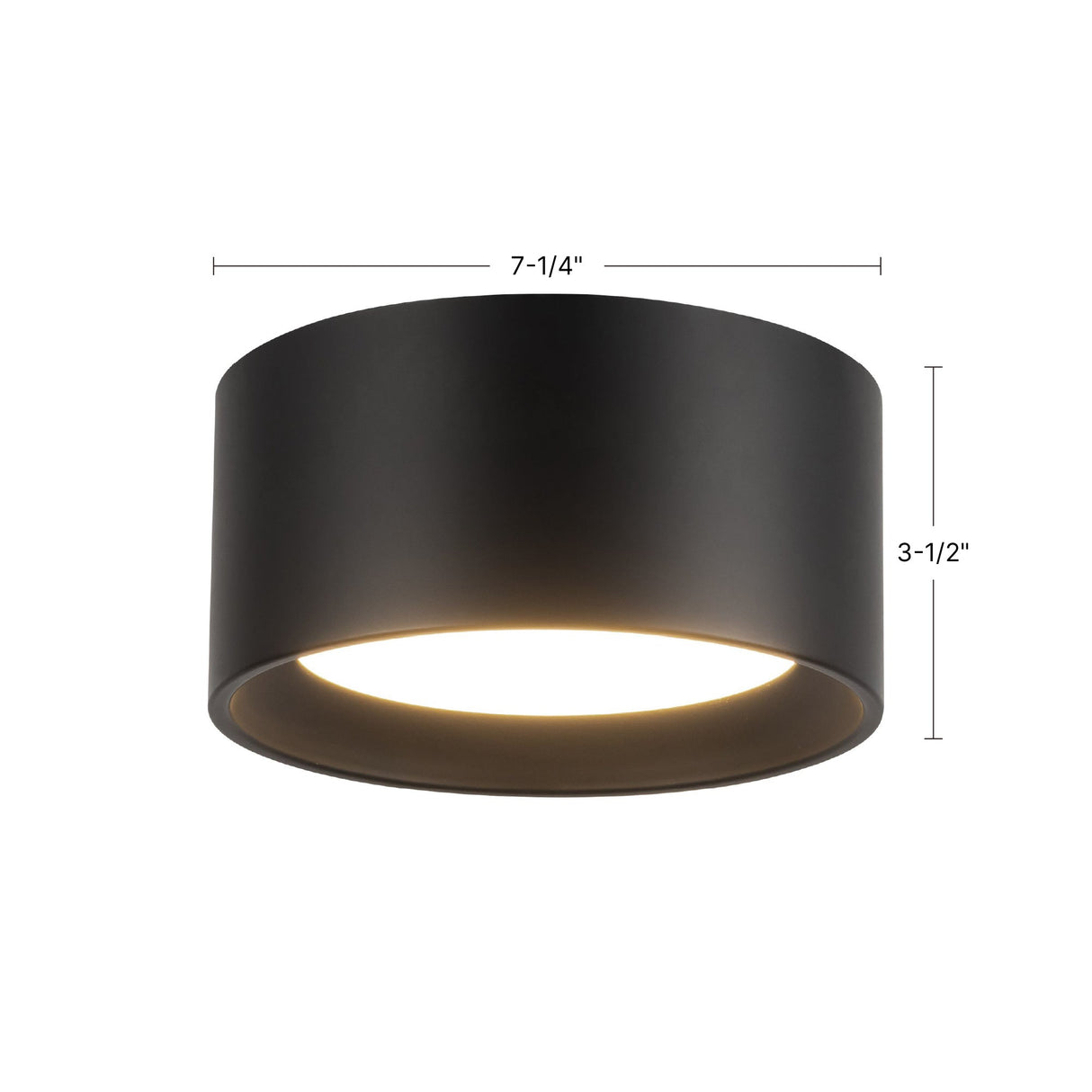 Kuzco Vibe Uma 7-in Short Semi-Flush Mount