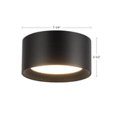 Kuzco Vibe Uma 7-in Short Semi-Flush Mount