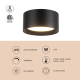 Kuzco Vibe Uma 7-in Short Semi-Flush Mount