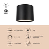 Kuzco Vibe Uma 12-in Semi-Flush Mount