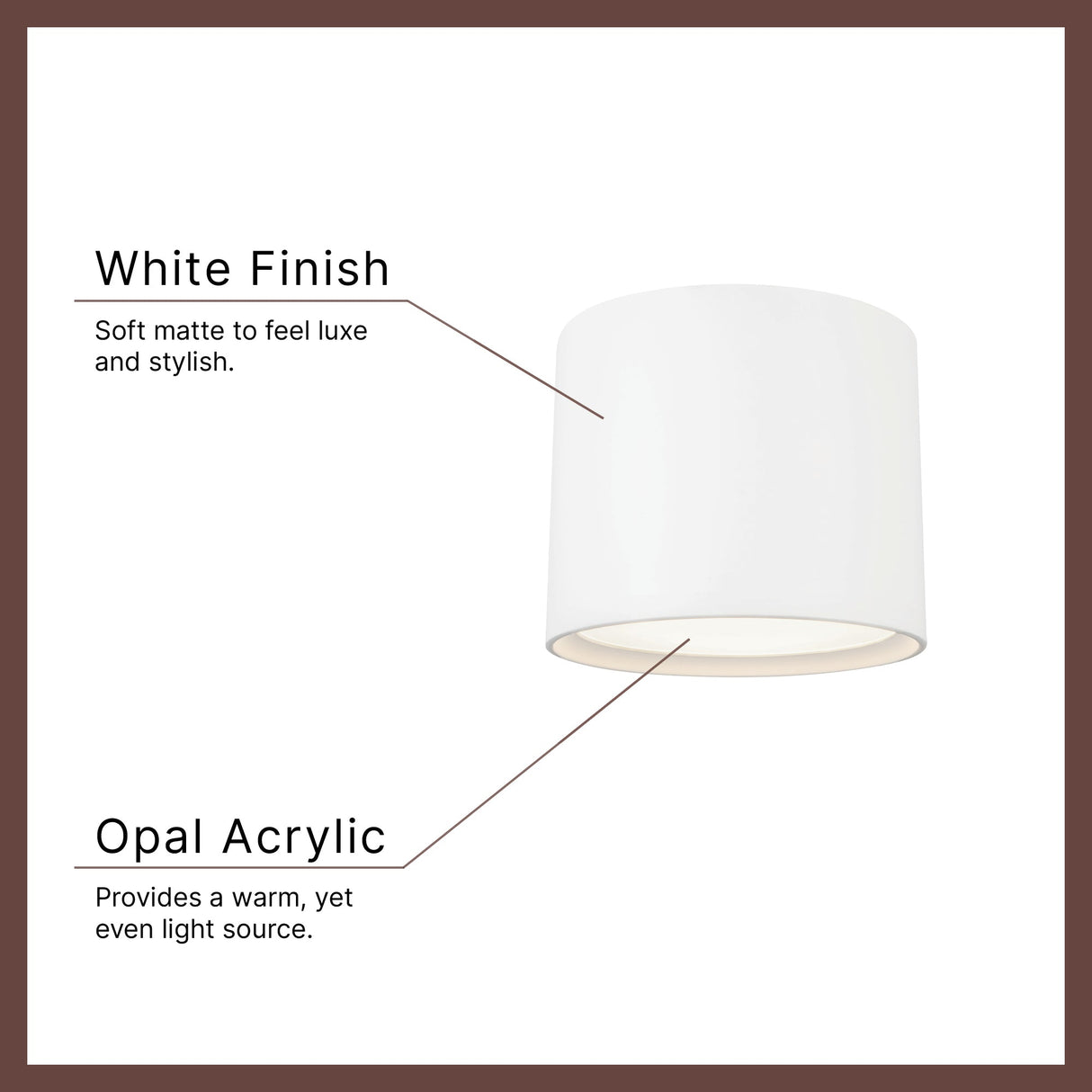 Kuzco Vibe Uma 12-in Semi-Flush Mount