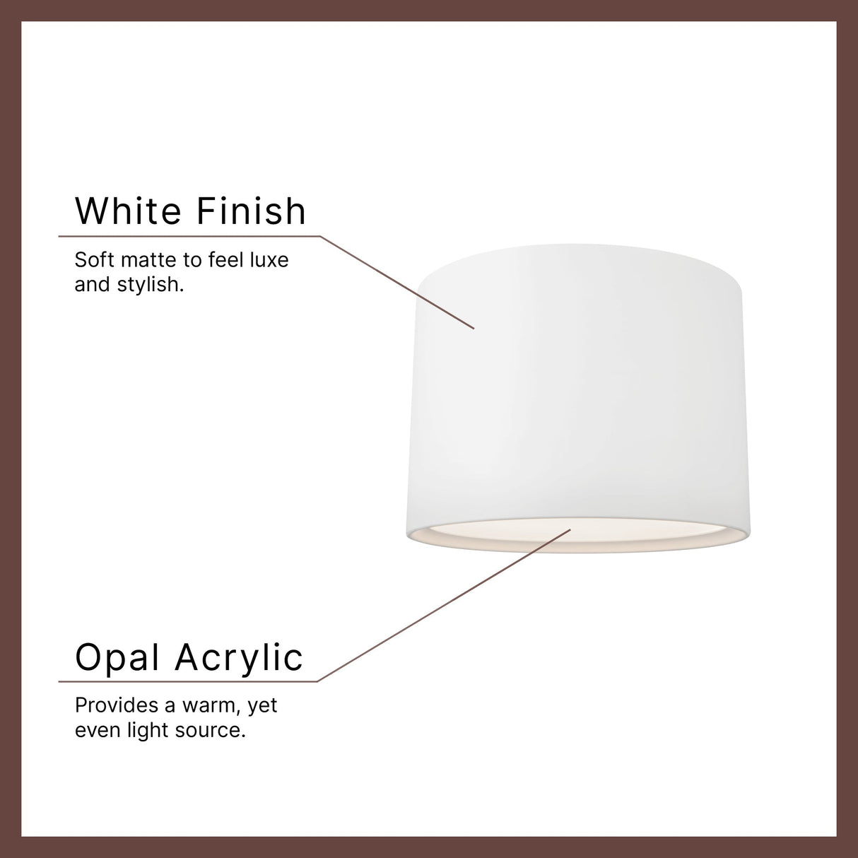 Kuzco Vibe Uma 15-in Semi-Flush Mount