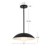 Kuzco Umbra 14-in (6-in Height) Pendant