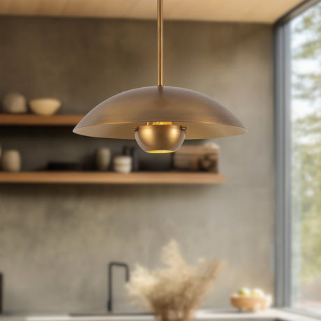 Kuzco Umbra 14-in (5-in Height) Pendant
