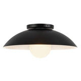 Kuzco Umbra 14-in (6-in Height) Semi-Flush Mount