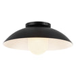 Kuzco Umbra 14-in (6-in Height) Semi-Flush Mount