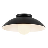 Kuzco Umbra 14-in (6-in Height) Semi-Flush Mount