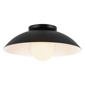 Kuzco Umbra 14-in (6-in Height) Semi-Flush Mount