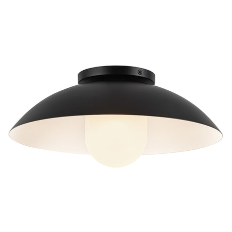 Kuzco Umbra 14-in (6-in Height) Semi-Flush Mount