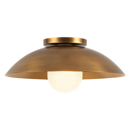 Kuzco Umbra 14-in (6-in Height) Semi-Flush Mount