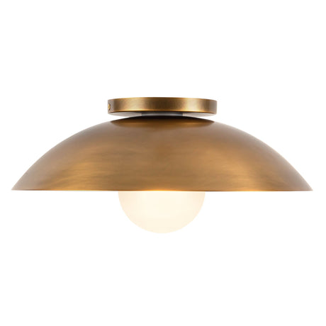Kuzco Umbra 14-in (6-in Height) Semi-Flush Mount