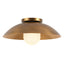 Kuzco Umbra 14-in (6-in Height) Semi-Flush Mount