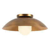 Kuzco Umbra 14-in (6-in Height) Semi-Flush Mount