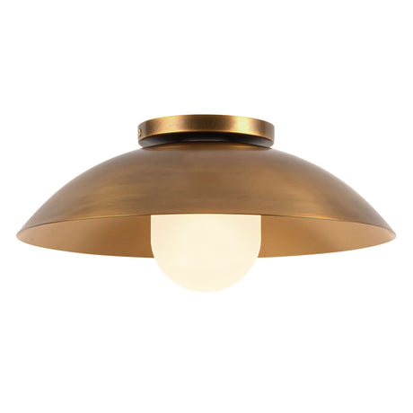 Kuzco Umbra 14-in (6-in Height) Semi-Flush Mount