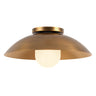 Kuzco Umbra 14-in (6-in Height) Semi-Flush Mount
