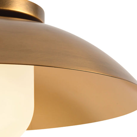 Kuzco Umbra 14-in (6-in Height) Semi-Flush Mount