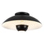 Kuzco Umbra 14-in (5-in Height) Semi-Flush Mount