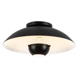Kuzco Umbra 14-in (5-in Height) Semi-Flush Mount