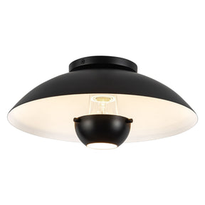 Kuzco Umbra 14-in (5-in Height) Semi-Flush Mount