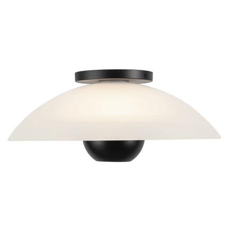 Kuzco Umbra 14-in (5-in Height) Semi-Flush Mount
