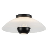 Kuzco Umbra 14-in (5-in Height) Semi-Flush Mount