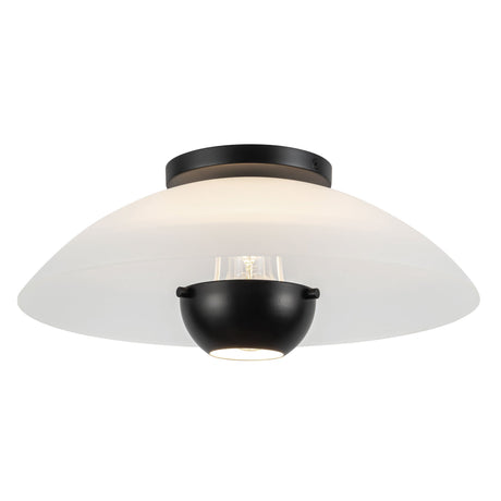 Kuzco Umbra 14-in (5-in Height) Semi-Flush Mount