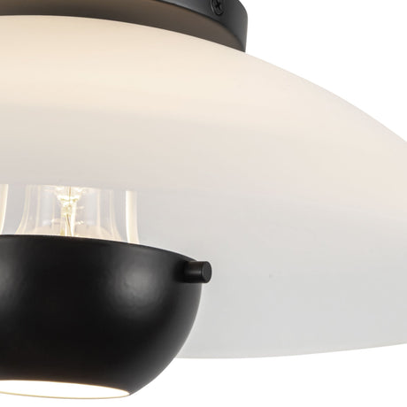 Kuzco Umbra 14-in (5-in Height) Semi-Flush Mount