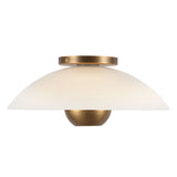 Kuzco Umbra 14-in (5-in Height) Semi-Flush Mount