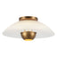Kuzco Umbra 14-in (5-in Height) Semi-Flush Mount