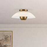 Kuzco Umbra 14-in (5-in Height) Semi-Flush Mount
