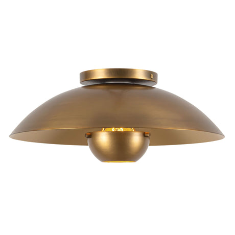 Kuzco Umbra 14-in (5-in Height) Semi-Flush Mount
