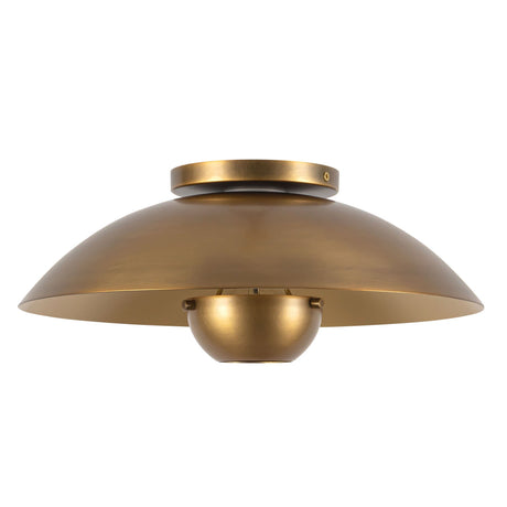 Kuzco Umbra 14-in (5-in Height) Semi-Flush Mount