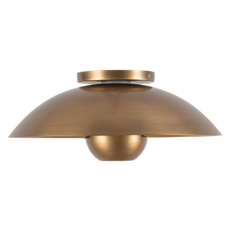 Kuzco Umbra 14-in (5-in Height) Semi-Flush Mount