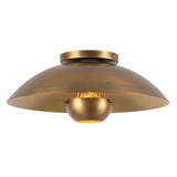 Kuzco Umbra 14-in (5-in Height) Semi-Flush Mount