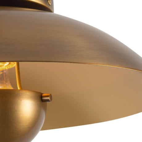Kuzco Umbra 14-in (5-in Height) Semi-Flush Mount