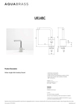 Single-hole lavatory faucet