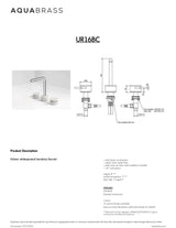 Widespread lavatory faucet