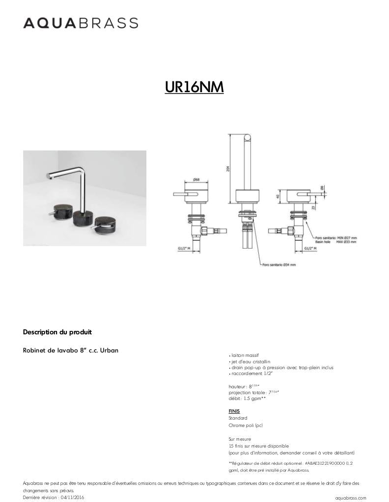 Widespread lavatory faucet