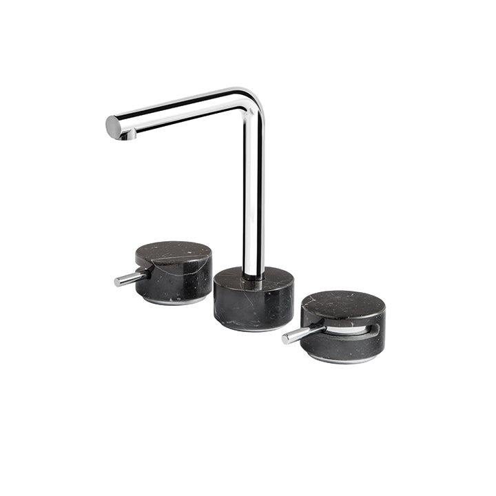 Widespread lavatory faucet