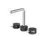 Widespread lavatory faucet