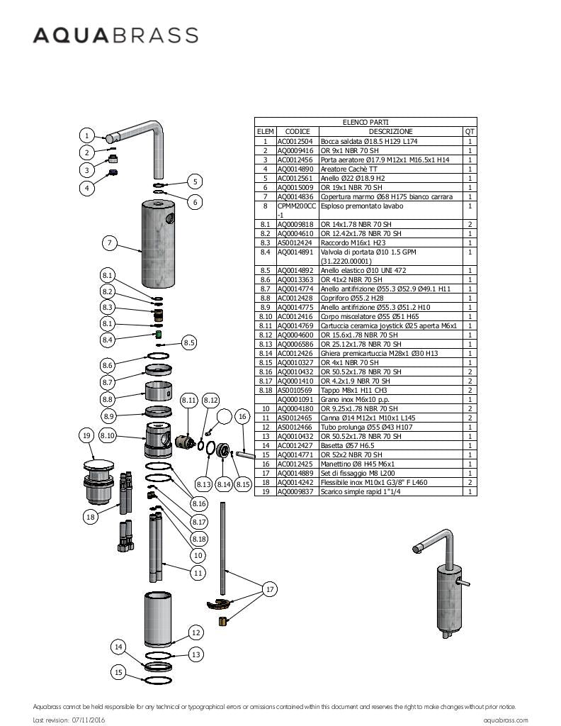 Tall single-hole lavatory faucet