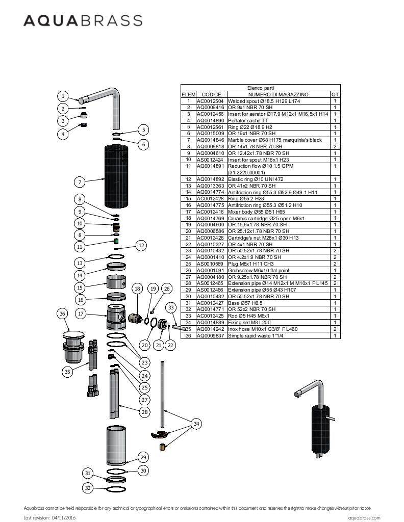 Tall single-hole lavatory faucet