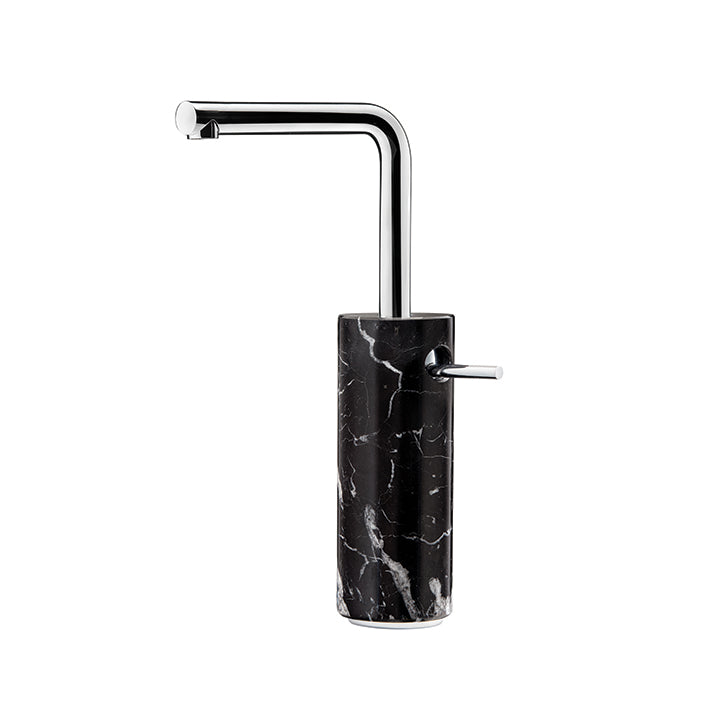 Tall single-hole lavatory faucet